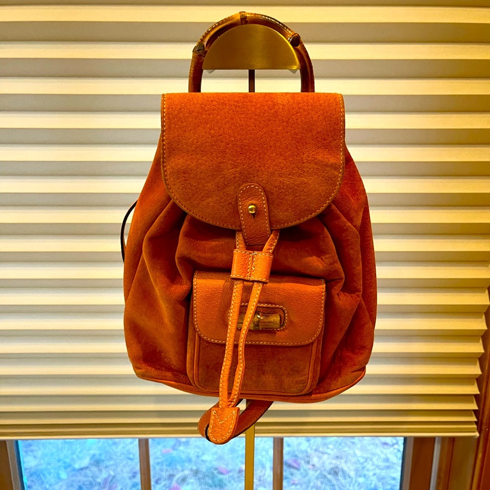 Gucci Mini Suede Backpack